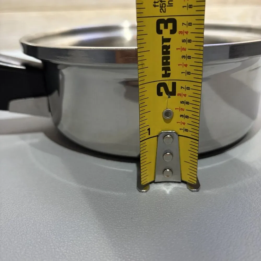 Vintage Colonial 1 Quart Sauce Pot Pan Stainless Steel Heavy Duty 3 Ply 18-8 USA